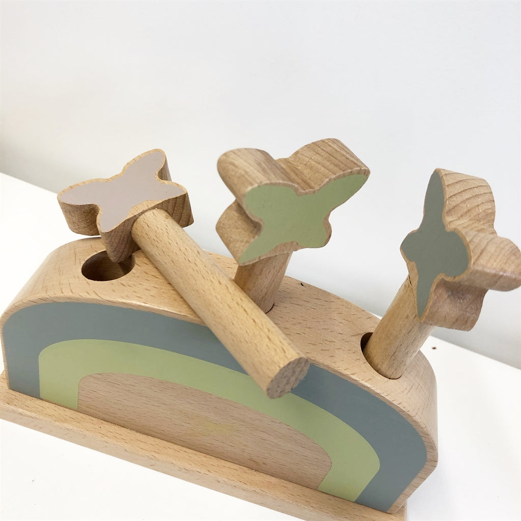 Wooden Pop Up Toy - Butterfly