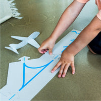 Waytoplay Runway Recycled Cardboard Toy Road